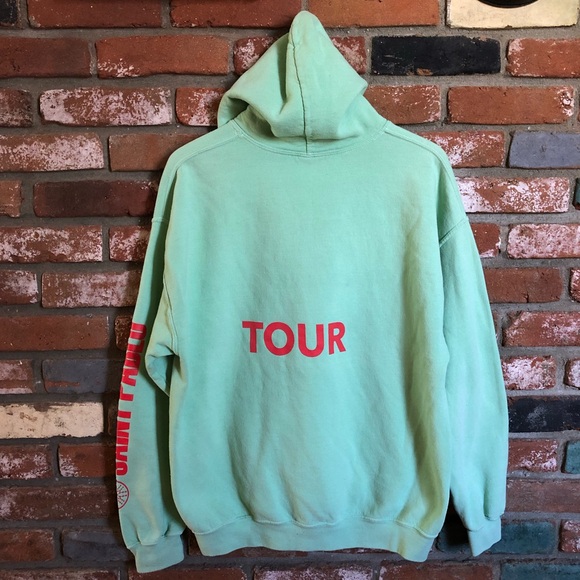 SOLD Kanye West Saint Pablo Tour Merch Mint Hoodie - Picture 2 of 11